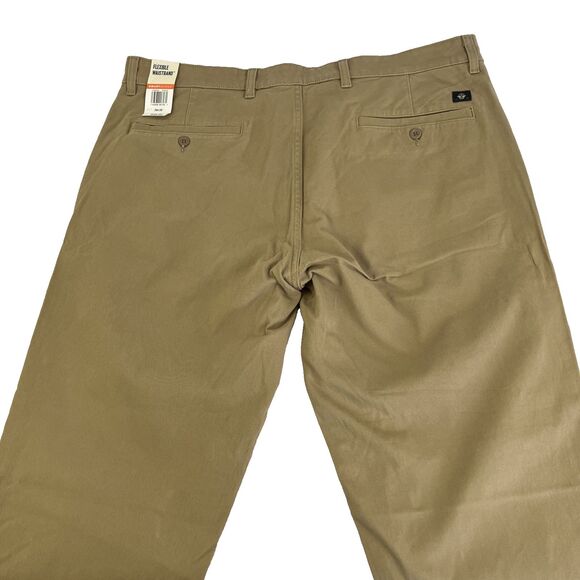 New Mens Dockers Ultimate Chino Khaki Pants Big & Tall Athletic Fit Size 38x36 - Picture 7 of 9
